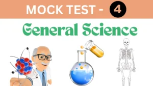 General science mock test with answers set 4